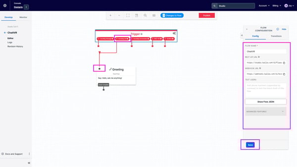 Create a greeting widget
